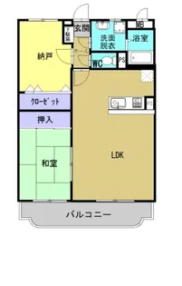 大野団地【205号室】の間取り