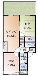 アビテフォーレ【101号室】の間取り