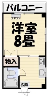 ウェルビル宇宿【3階】の間取り