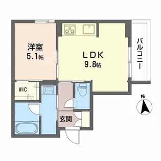 シャーメゾン 武【4階】の間取り