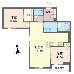 シャーメゾン 武【4階】の間取り