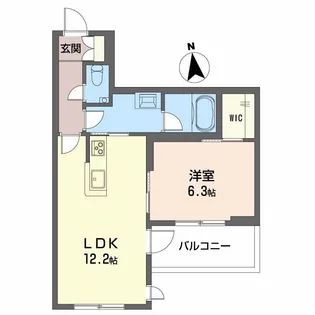 シャーメゾン 武【2階】の間取り