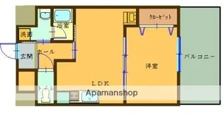 SAI宇宿【7階】の間取り