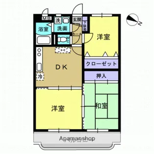 ルーエンハイム【203号室】の間取り