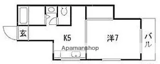 コーラルハイツ郡元【3階】の間取り
