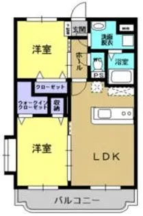 サニーコート風花【3階】の間取り