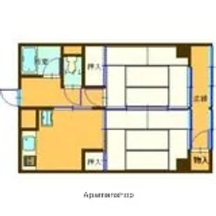 城山第二ビル【301号室】の間取り