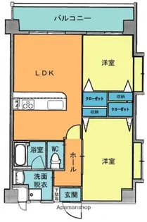 プラナスTABATA【6階】の間取り