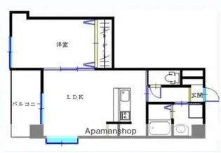 鹿児島県鹿児島市谷山中央2丁目【マンション】の間取り