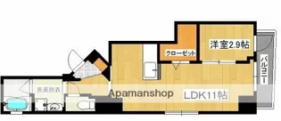 グランパルク橘館【7階】の間取り