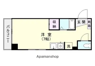 アップルコート紫原Ⅳ【3階】の間取り