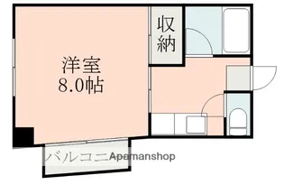 プティシャレー【2階】の間取り