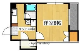 キャメロンハウス【3階】の間取り