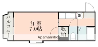 レインボー鴨池【301号室】の間取り