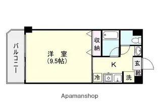 リードIN荒田【6階】の間取り