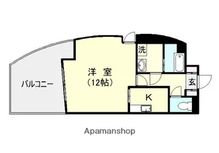 1Kの間取り画像