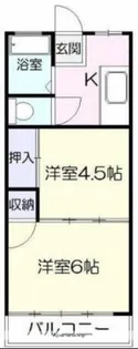 第2甲南パークマンション【3階】の間取り
