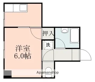 別府甲突ビル【4階】の間取り