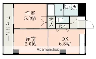 ハーバービュー南洲公園【2階】の間取り