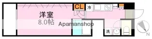 レズィダンスシャルルフロッケ山下町【2階】の間取り