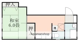 ティダハイム下荒田【510号室】の間取り