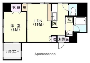 リードINAISビル【7階】の間取り