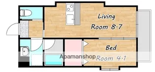 鹿児島県鹿児島市武3丁目【マンション】の間取り