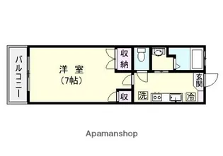 エルソレイユ武【2階】の間取り