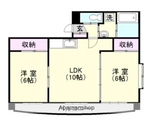 フェリーチェ 桂【4階】の間取り
