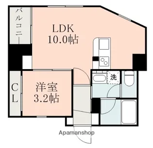 グランドゥール荒田【5階】の間取り