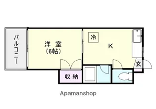 第2榎田ビル【2階】の間取り
