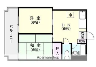 第2榎田ビル【3階】の間取り