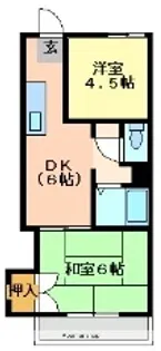サンハイツ新栄【4階】の間取り