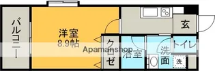 グランディールN【3階】の間取り