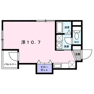 クレスト呉服町【402号室】の間取り