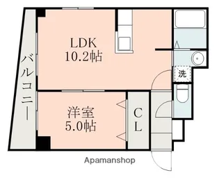 シャトル21(小松原)【4階】の間取り