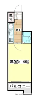 朝日プラザ西鹿児島【6階】の間取り