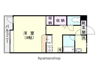 キャベンディッシュ【9階】の間取り