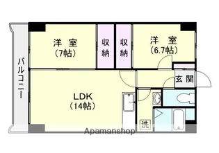 パークヒル【2階】の間取り