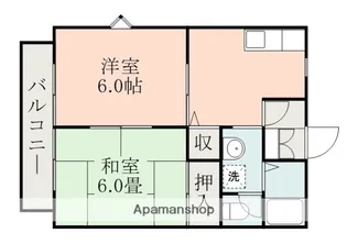 メルベーユ木元A棟【203号室】の間取り