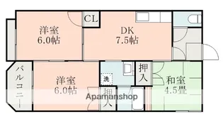 竹5マンション【205号室】の間取り