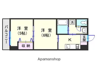 リードインアイエスヒラノ【2階】の間取り