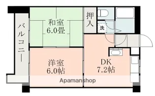 パークサイド惟神【2階】の間取り