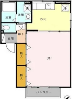 ラポールⅡ【2階】の間取り