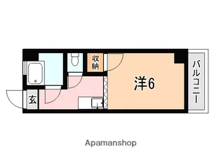 慶ハイツ【3階】の間取り