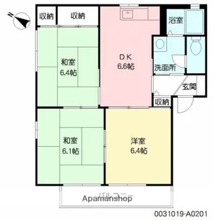 コートビレッジ【2階】の間取り