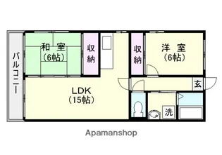 レジデンス東谷山【2階】の間取り