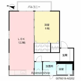 パーシモン・U【2階】の間取り