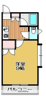 ソーラー館【4階】の間取り