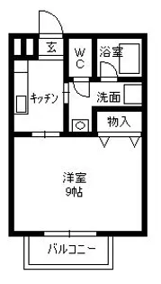 ドマーニK【1階】の間取り